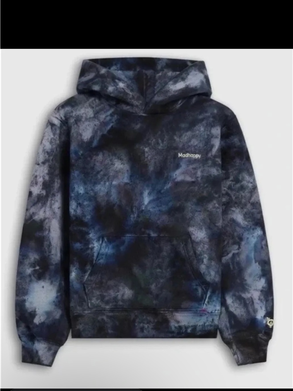 Madhappy Tie-Dye Hoodie - Navy/Black